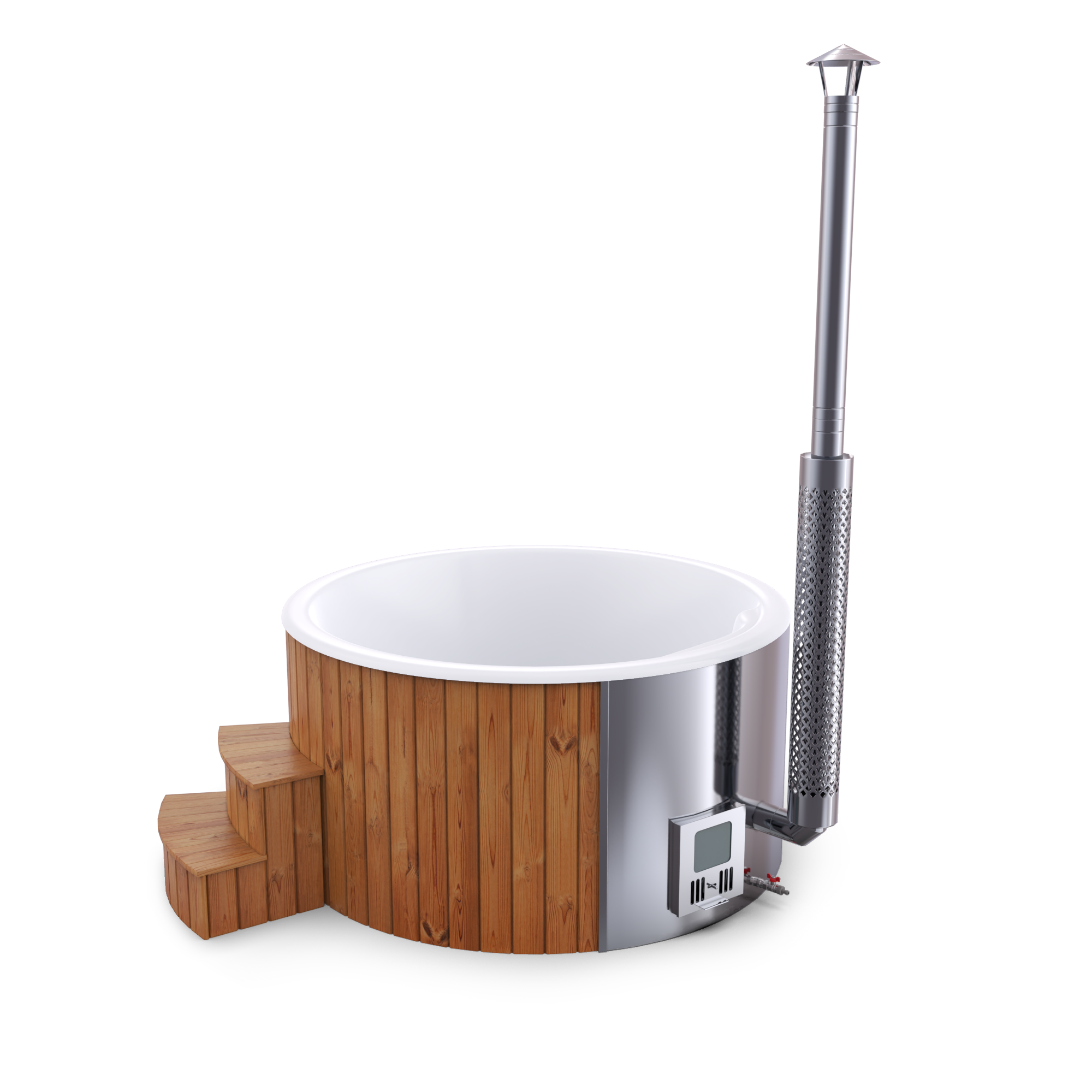 Balia akrylowa z piecem zintegrowanym